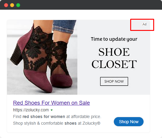 bing - fashion ads example 2