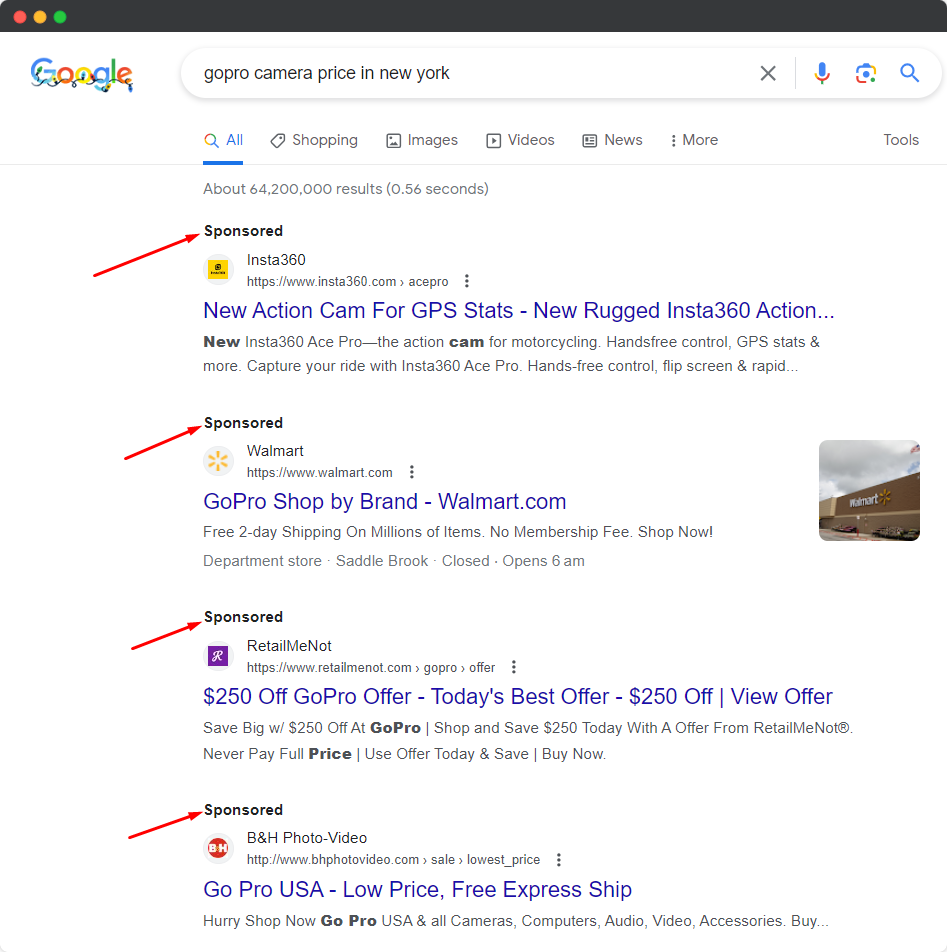 google - consumer electronics ads example